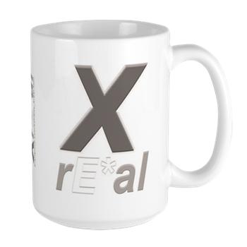 commemorative Xreal E art exhibit mug